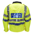 Chaqueta de uniforme reflectante de alta visibilidad de la policía escocesa original amarilla