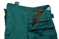Pantalones con peto térmicos militares austriacos originales con aislamiento para clima frío, verde