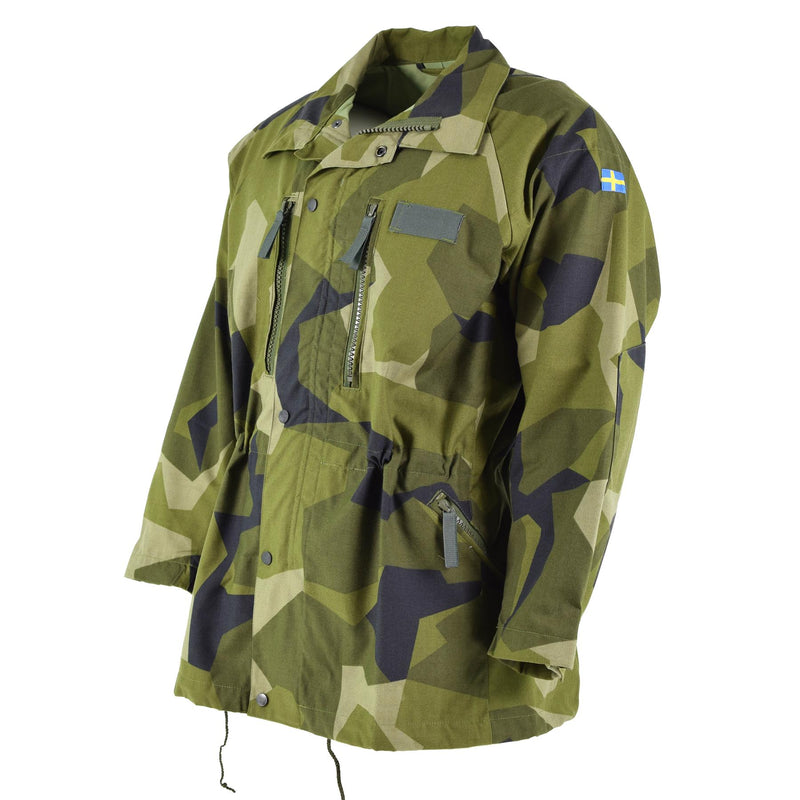 NUEVO Tropas de campo de campo de camuflaje de la chaqueta del ejército sueco sueco