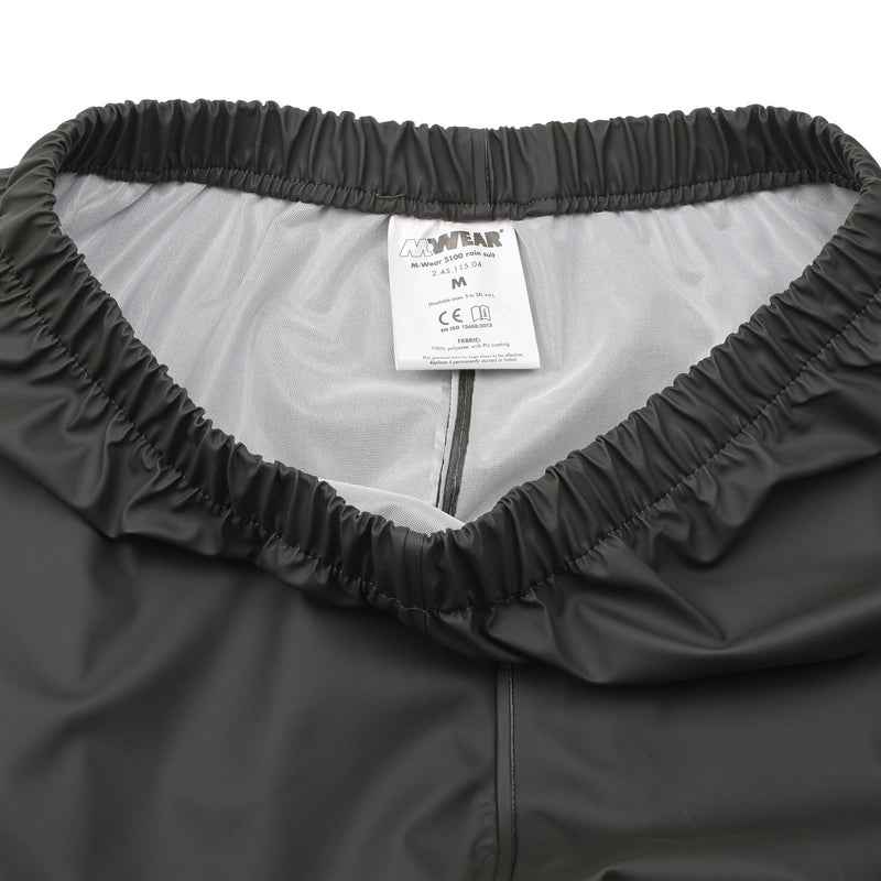 Pantalones de clima húmedo militar genuino belga Pantalones de oliva al aire libre NUEVO