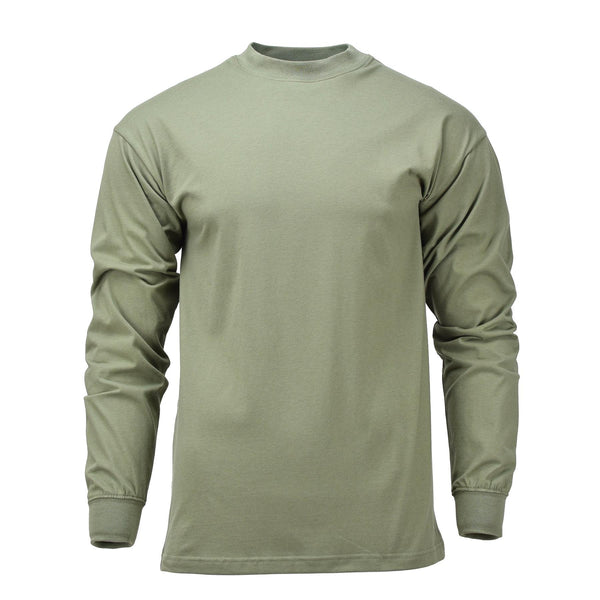 Camisa militar checa ropa interior de oliva de manga larga 2da capa uniforme de senderismo