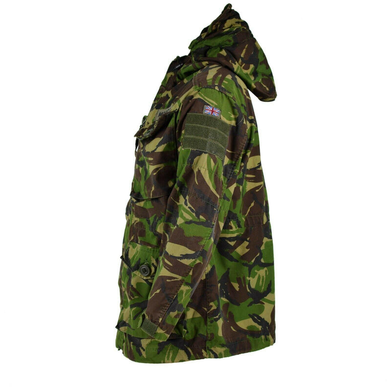Genuine British Military Combat Smock Field Field Chaqueta con capucha a prueba de viento DPM CAMO