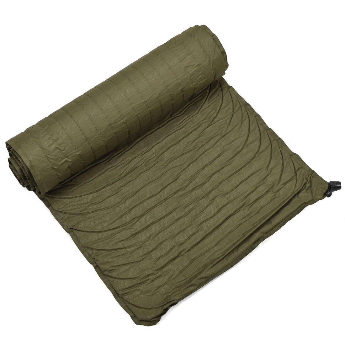 Colchoneta militar holandesa original para dormir, colchoneta de camping enrollable, 180x50 cm, color oliva