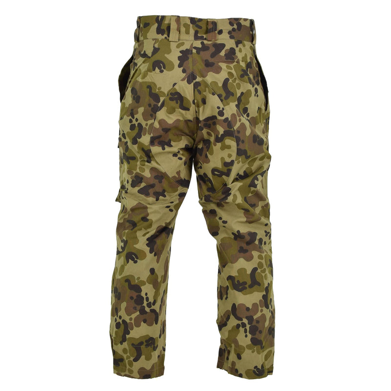 Tropas de campo rumanas originales Pantalones Patrones Patrón Camuflage Bdu pantalones Nuevos