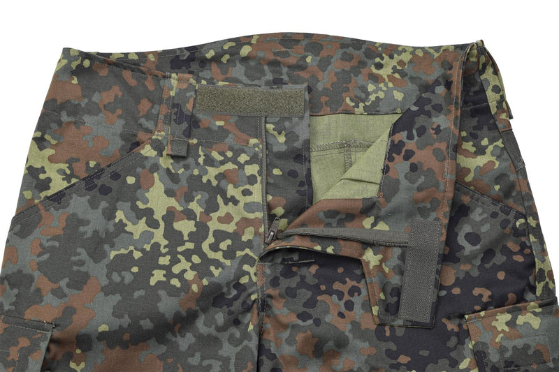 Leo Kohler Pantalones tácticos militares Explore Flecktarn CAMO BANDERES DE CINTURA Mayor