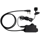 Earmor M52-KEN PTT Adaptador Kenwood Baofeng Radio Auriculares Tácticos Negro