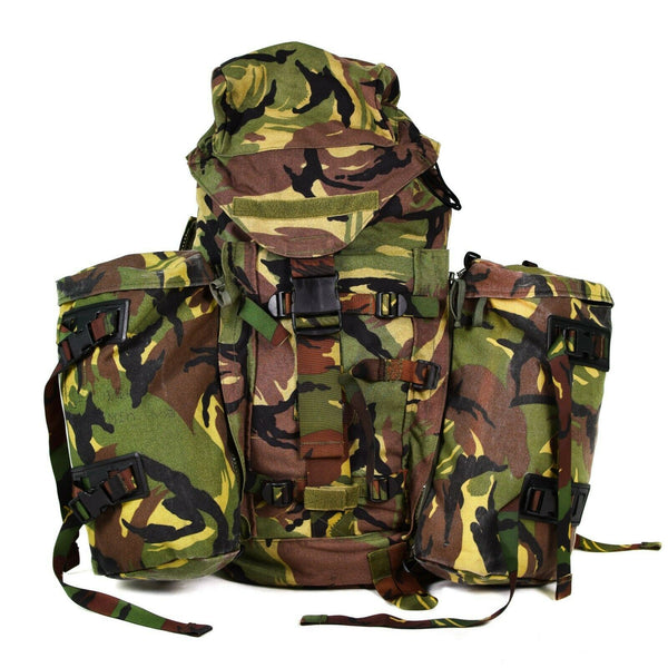 Genuine holandés del ejército holandés DPM Woodland Combat Rucksack Mochila 40L Tactical Daypack