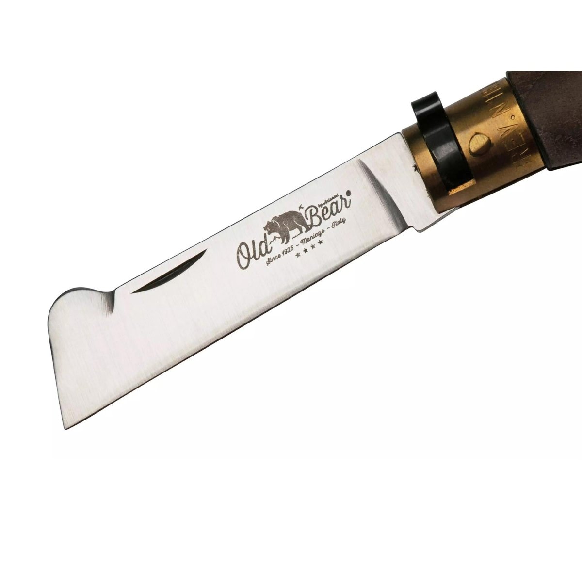 Navaja Injertadora Antonini Old Bear Plegable 7,5cm Acero Inoxidable Mango Nogal