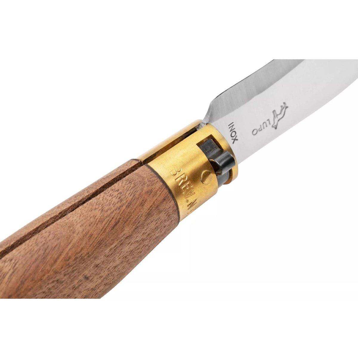 Cuchillo de podar plegable Antonini Old Bear 9,5cm Acero inoxidable Mango de nogal
