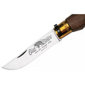 Antonini Navaja Old Bear Hoja de Acero Inoxidable 10cm Mango de Madera de Nogal