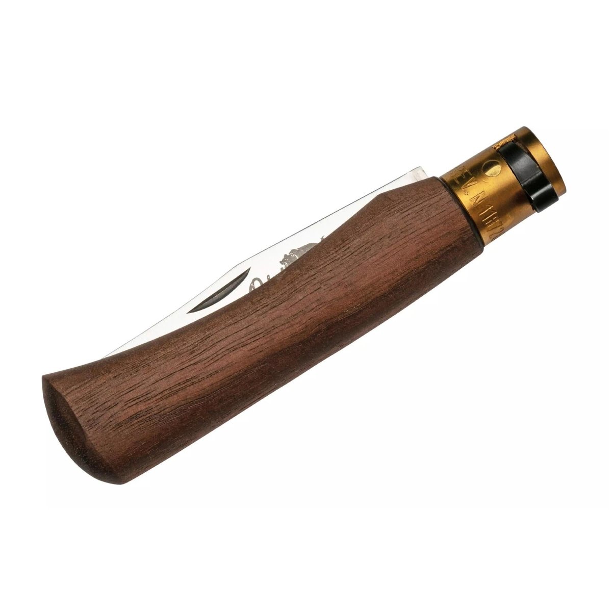 Antonini Navaja Old Bear Hoja de Acero Inoxidable 8cm Mango de Madera de Nogal