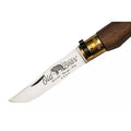 Navaja Antonini Old Bear Hoja de Acero Inoxidable 9cm Mango de Madera de Nogal