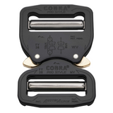 AustriAlpin COBRA PRO STYLE 38mm Hebilla Negra Liberación rápida Aluminio Negro