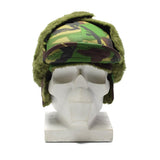 Auténticas fuerzas del ejército británico Sombrero de invierno Plegable orejas DPM Camuflaje de bosques