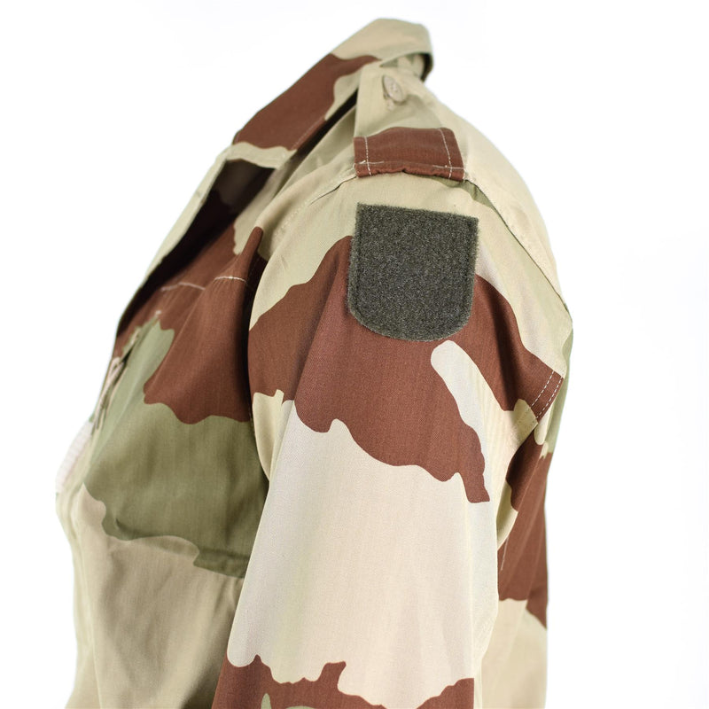 Genuina chaqueta del ejército francés F2 Desierto Camuflage Francia Excedente militar Problema