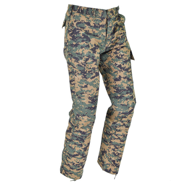 Mil-Tec Brand de U.S. Ejército Digital Woodland Pantalones de camuflaje Trop de tropas de campo