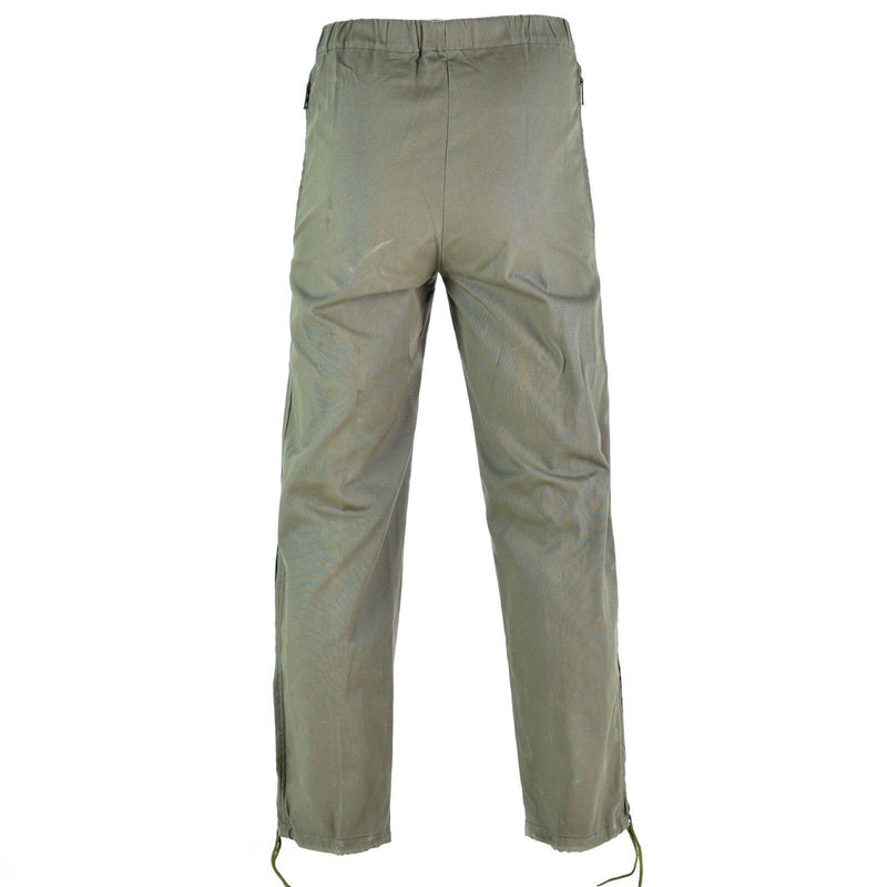 Pantalones del ejército suizo original pantalones de combate de campo OD Problema militar Suiza