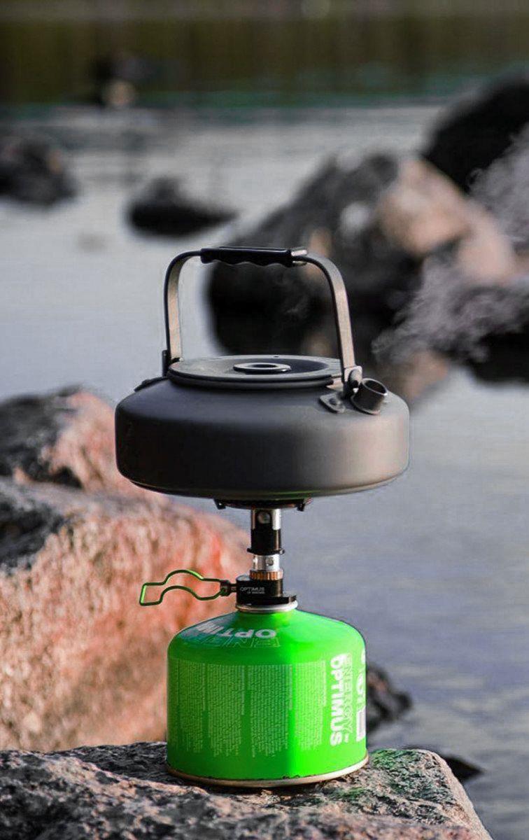 Optimus Terra Kettle Ligero de senderismo Campamento de supervivencia Pot Bushcraft Ultralight