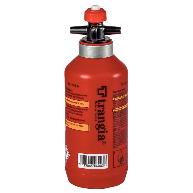 Trangia Liquid Fuel Bottle Quemador de gasolina Frasco de polietileno al aire libre acampando rojo