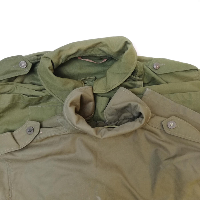 Genno de campo de ejército checo vintage genuino M85 Militar Olive Verde Militar CZ