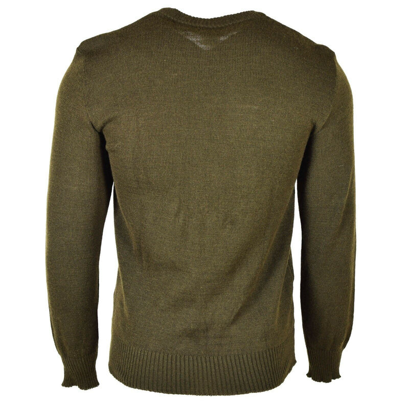 Páramo de ejército checo original M85 Séter de cuello en V marrón nuevo