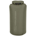 Bolsas impermeables militares escocesas originales, 1 L – 40 L, parte superior enrollable, hebilla de liberación rápida, color verde oliva