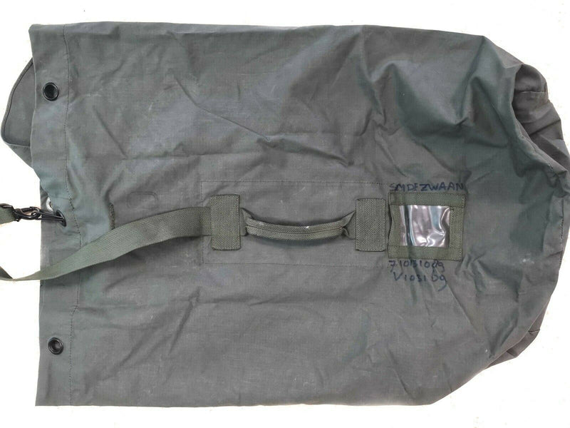 Bolso de lona militar holandesa original 100 literas ripstop sack lona kit olive