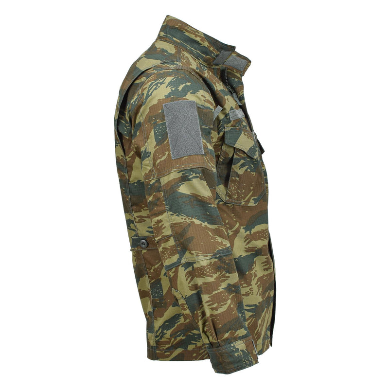 Pentágono Lycos Jacket Greek Army Lizard Camo Repelente Durable Ripstop