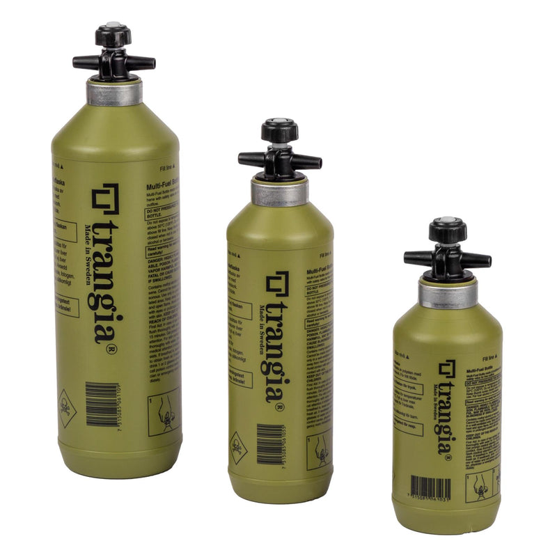 Botella de combustible líquido de Trangia Quemador de gasolina de polietileno Oliva de senderismo al aire libre