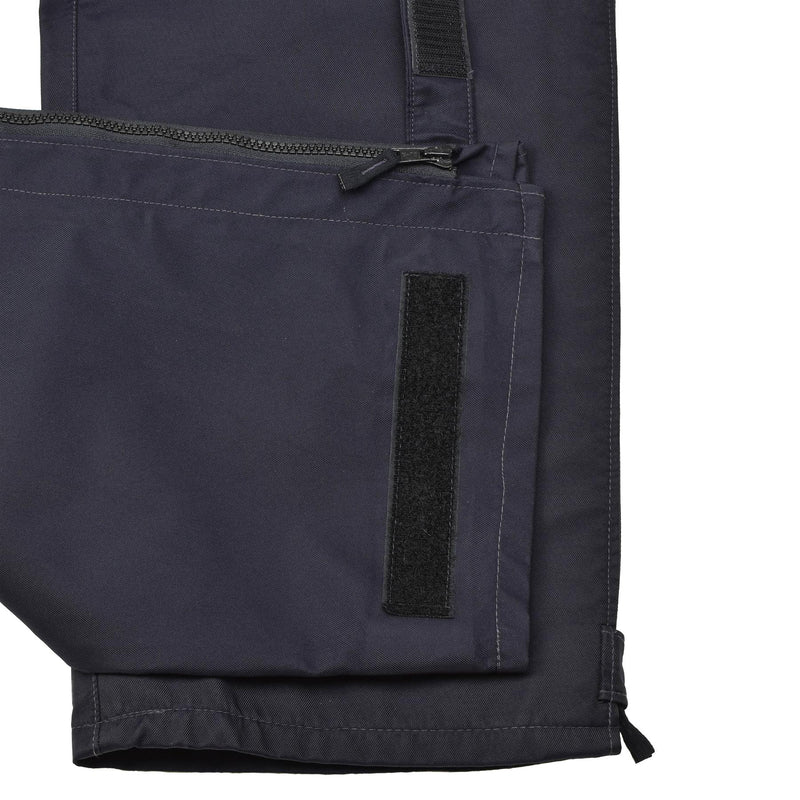 Pantalones genuinos de la policía británica Pantalones de clima húmedo impermeable al aire libre Azules