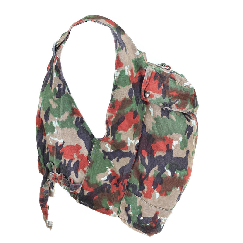 Combate del ejército suizo genuino Taz 83 Vest de camuflaje mochila Día Suiza Militaria