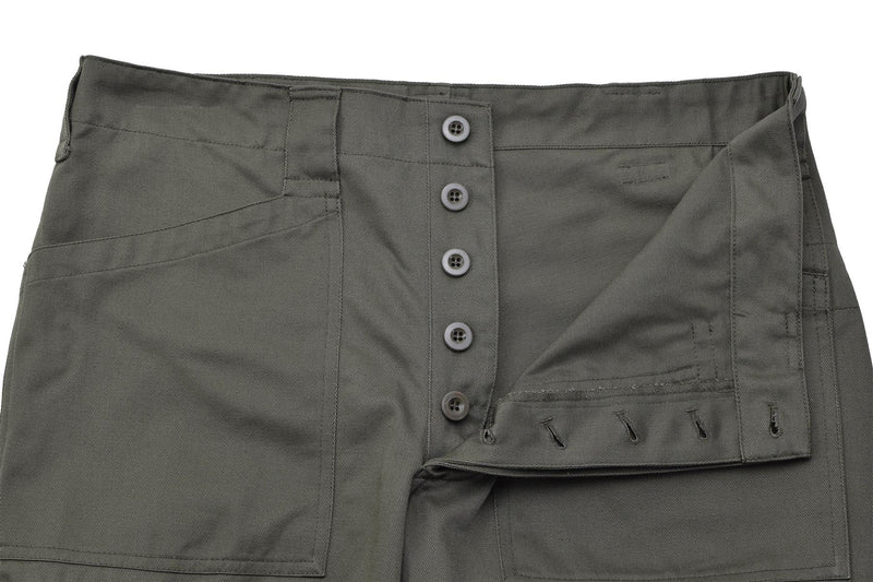 Militar militar austriaco original Anzug 75 pantalones de carga Servicio de trabajo de oliva Pantalones nuevos