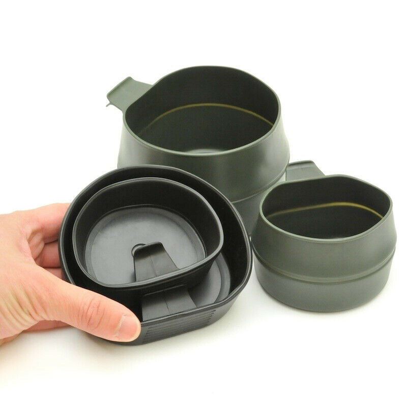 Genuine Wildo Wildo Brand Plegable Plegable Camping Cup Bushcrafter Ligero nuevo
