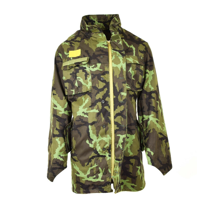 Combate militar del ejército checo original CZ 95 CAMO CAMPO DE CAMPO PARKA NUEVO