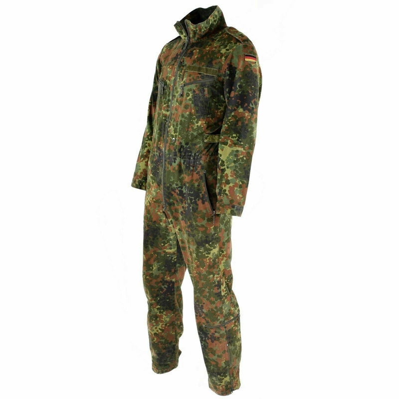 Ejército alemán original Flecktarn Camo Traje general Combate Combate Boiler Supsuit