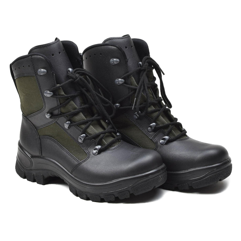 Botas de combate militar alemanas genuinas Botas de cuero Calzado táctico táctico