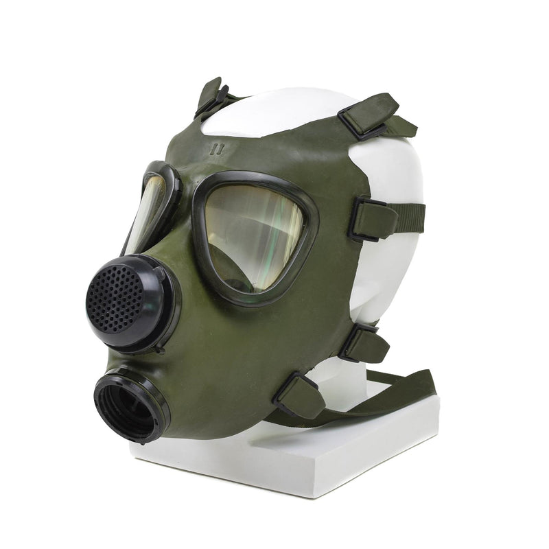 Máscara de gas rumana M74 Full Full Full NBC Respirator Vintage Olive Military Excedente
