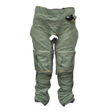 Pantalones de vuelo Anti-G de cobertura total del ejército británico original Verde oliva