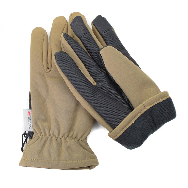 Guantes Mil-Tec Softshell Thinsulate ™ Lineo Coyote Winter Mens Táctico Térmico