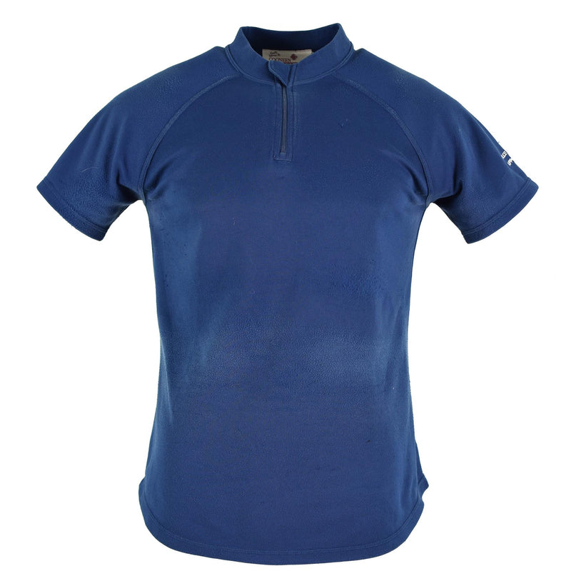Camiseta de la policía británica original Material transpirable Azul Buardia frontal Camisa de protección