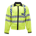 Chaqueta de alta visibilidad para voluntarios de la comunidad escocesa original Ropa de trabajo amarilla reflectante