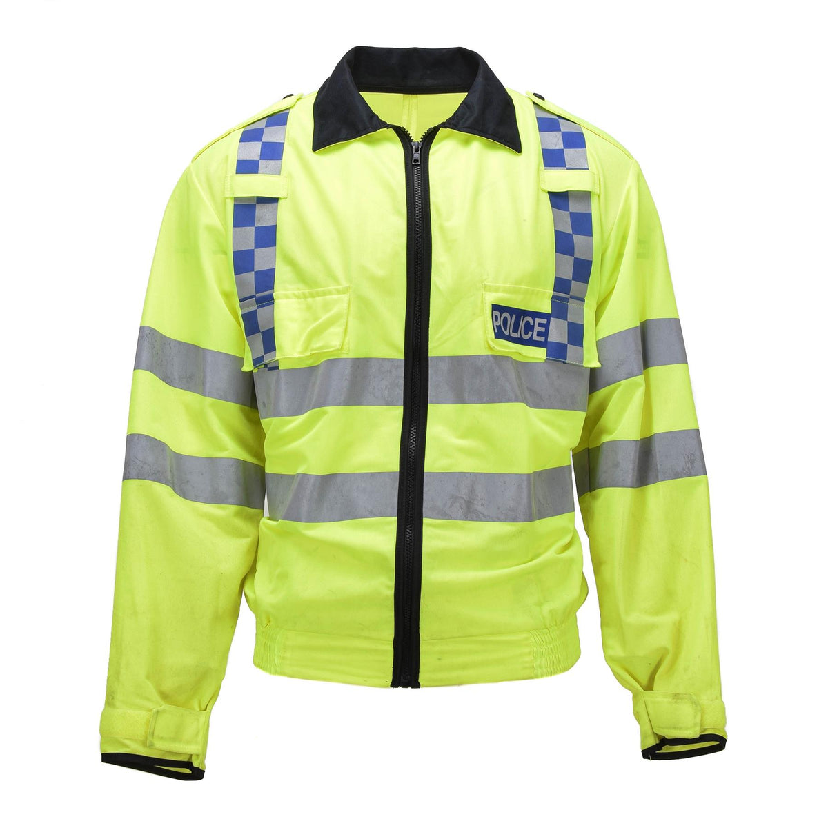 Chaqueta de alta visibilidad para voluntarios de la comunidad escocesa original Ropa de trabajo amarilla reflectante