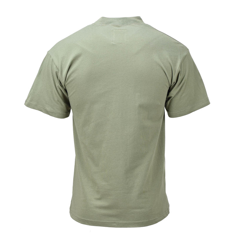 Camiseta genuina del ejército checo Olive OD Green Rear First Camise Camiseta NUEVA