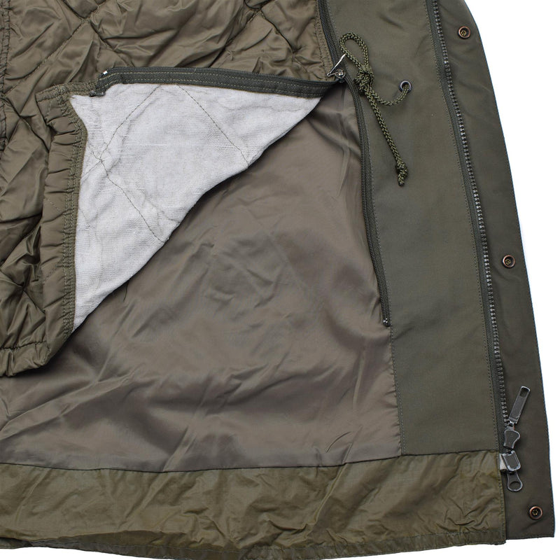 Original austriaco militar gore-tex parka w forra