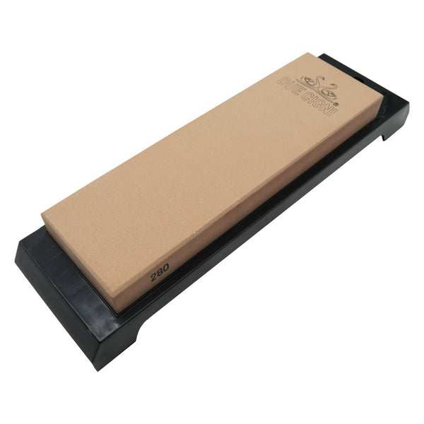 Due Cigni Piedra de afilar de agua japonesa, grano 280, base beige