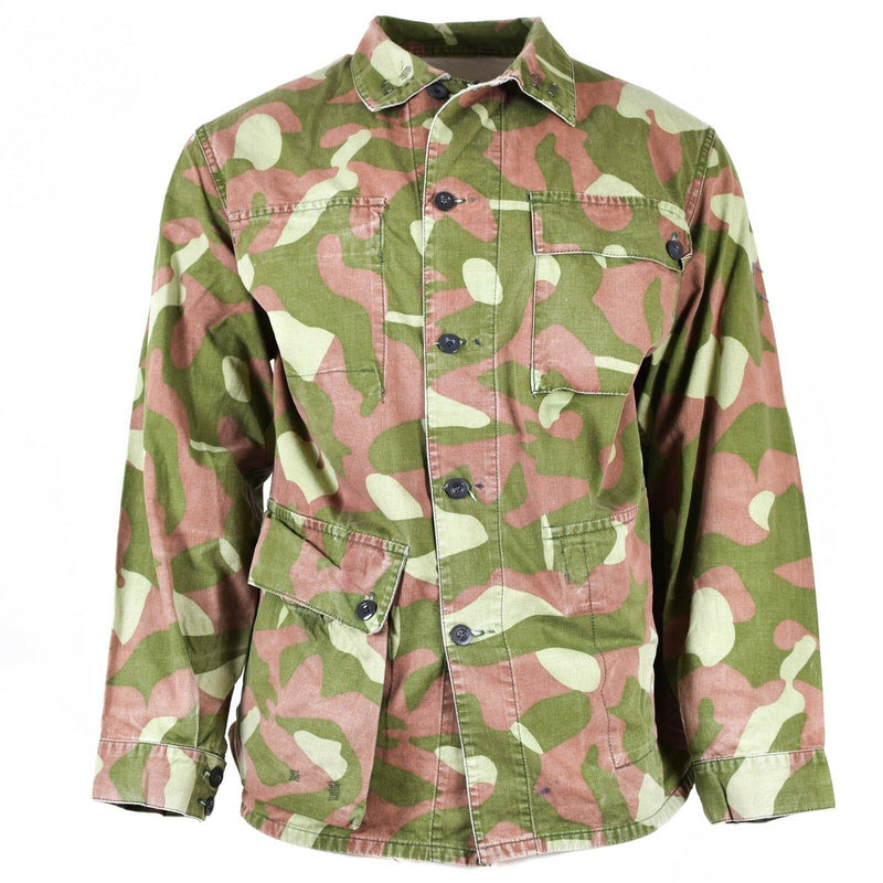 Uniforme de camuflaje del ejército finlandés original M-62 Chaqueta de traje reversible Tamaños grandes