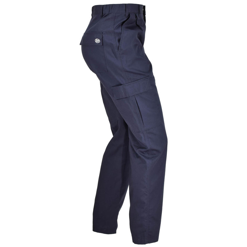 Pantalones de trabajo de trabajo azul genuino ISS ISS BANDSURS CARGO EN BLISTER NUEVO