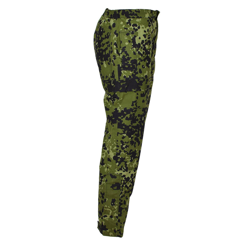 Pantalones de lluvia del ejército danés original CAMO M84 Táctico impermeable Combate Combate NUEVO