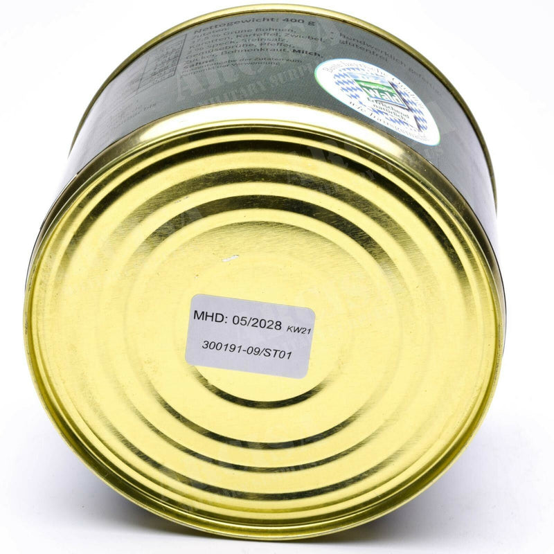 Ejército de ración de emergencia Survival Food Bean Bean Stew con Bacon 400G Can
