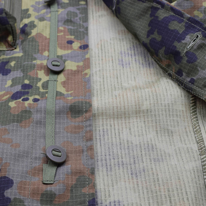 Tacgear Brand German Military Field Jacket Commando Tropas Flecktarn Camo